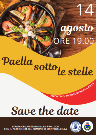 Paella sotto le stelle